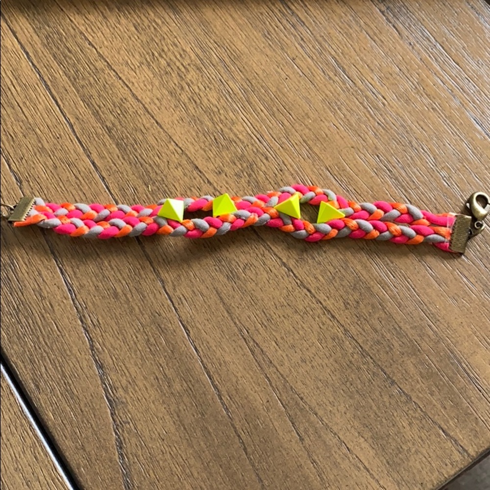 Neon Studded Rope Bracelet - Picture 3 of 4